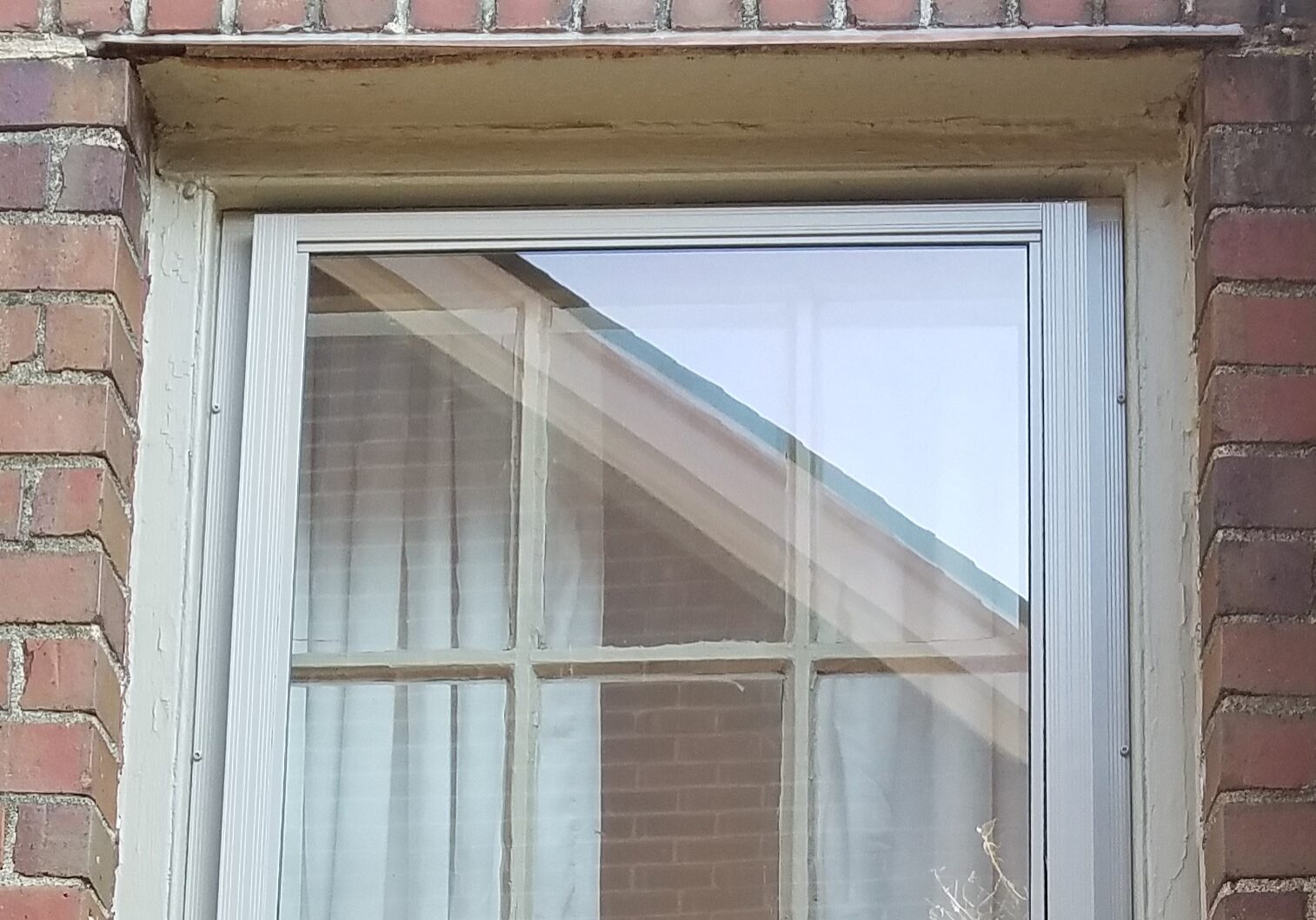 Storm Window Repair Copper Flashing